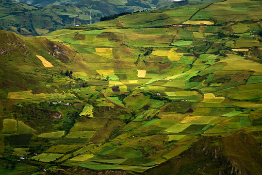 Beautiful andean city of Ca&ntilde;ar in Azogues Ecuador
