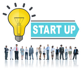 Ideas Startup Creativity Strategy Success Concept