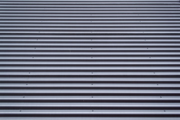 Obraz premium Grey corrugated metal surface pattern