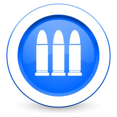 ammunition icon weapoon sign