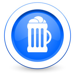 beer icon mug sign