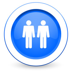 couple icon people sign team symbol