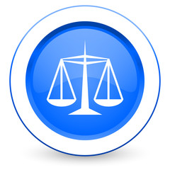 justice icon law sign