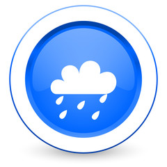 rain icon waether forecast sign