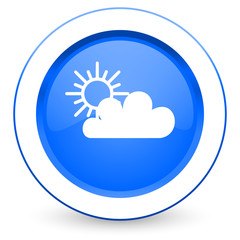 cloud icon waether forecast sign