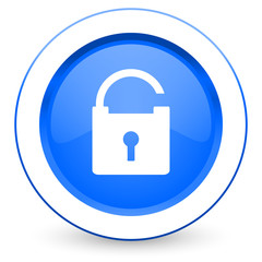 padlock icon secure sign