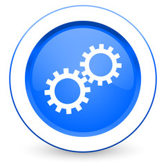 gears icon options sign