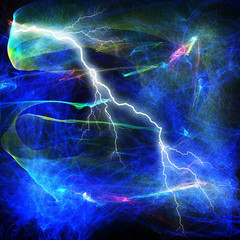 Electric lighting effect, abstract techno backgrounds for your