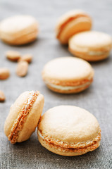 macaron with cream cheese