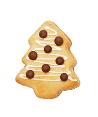 Light Christmas gingerbread