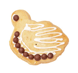 Light Christmas gingerbread