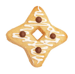 Light Christmas gingerbread