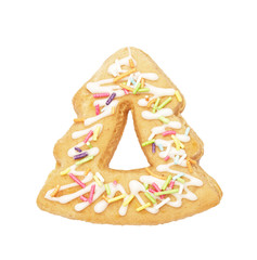 Light Christmas gingerbread