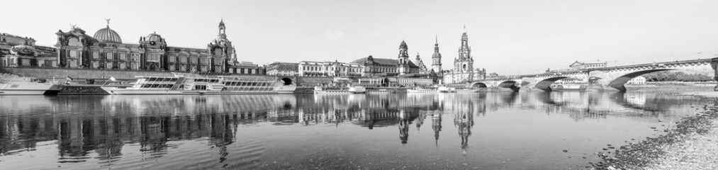  Dresden panorama - obrazy, fototapety, plakaty