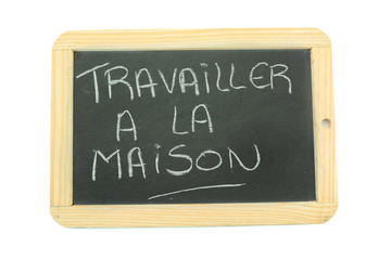 Fototapeta premium ardoise travailler à la maison