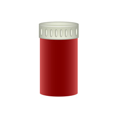 Medical container in red design