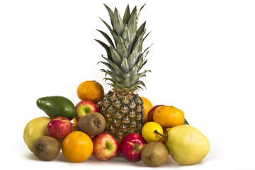 tropical fruit isolated