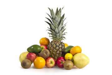tropical fruit isolated