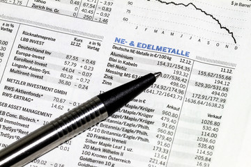 Obraz premium Edelmetallhandel