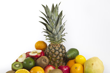 Naklejka na ściany i meble tropical fruit isolated
