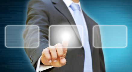 Businessman solution concept