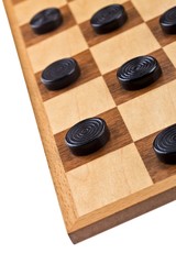Obraz na płótnie Canvas cropped image of a checker board