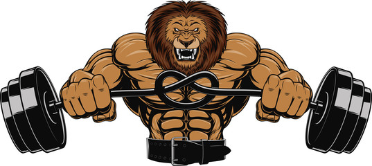 Angry lion © Andrey1005