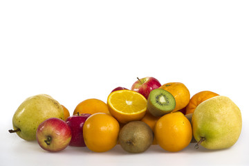 fruit mixed isolated