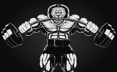 Angry lion © Andrey1005