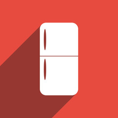 Flat Icon of refrigerator