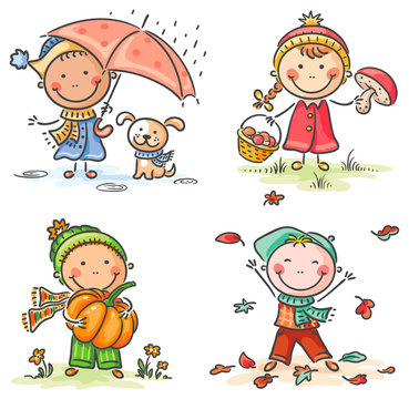 Little kids' autumn activities