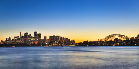 Obraz premium Sydney CBD Cremorne 01 panorama