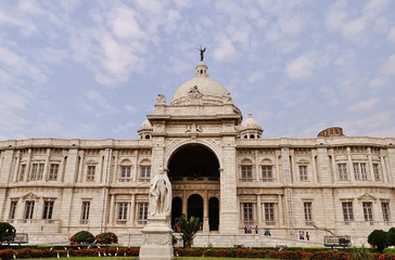 Obraz premium Victory memorial hall a famous place of Kolkata India