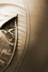 Brown denim pants