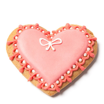 Saint Valentines Pastry - Stock Photo