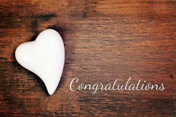 lovely greeting card - congratulations