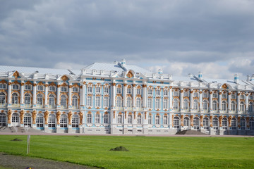 Fototapeta na wymiar Catherine Palace in Tsarskoe Selo.