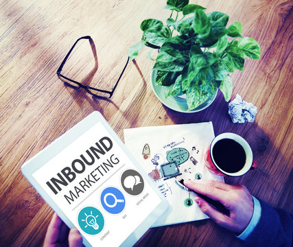 Inbound Marketing Commerce Content Social Media Concept