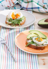 sandwiches with eggs