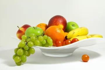 Tischdecke Obstschale mit Obst © Hennie36