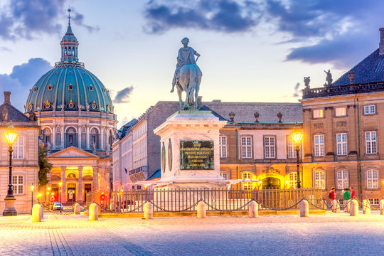 Amalienburg Schloss, Kopenhagen, Denmark 