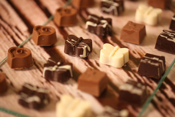 mini chocolate sweets