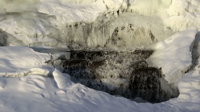 Chute en hiver