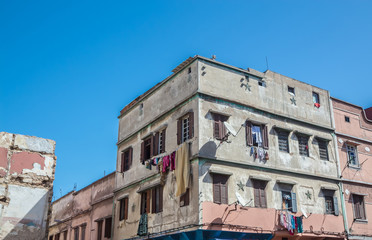 Fototapeta na wymiar The house in the new Medina. Casablanca, Morocco