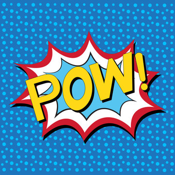 Pow - Comic Speech Bubble