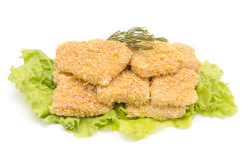 breaded chicken breasts