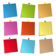 Notepads, colorful