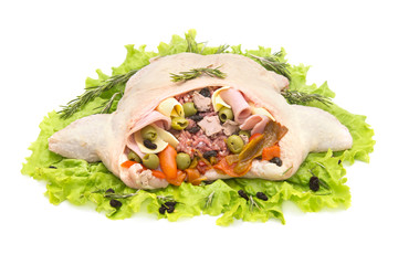 stuffed chicken