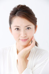 Fototapeta premium スキンケア・女性