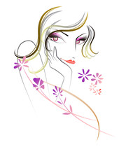 フェイス　女性